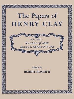 cover image of The Papers of Henry Clay